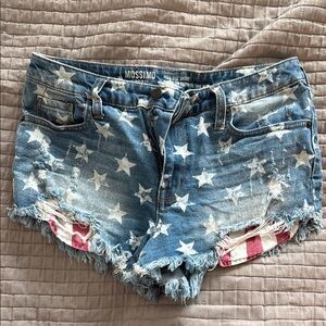 Mossimo Supply Co. Blue Star-Patterned Women's Shorts